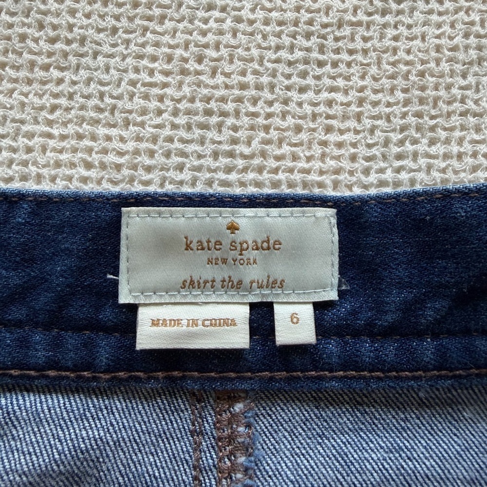 Kate Spade Broome Street Blue Midi Skirt - Picture 7 of 11